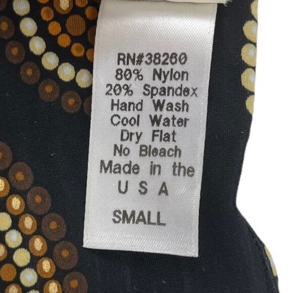 L*SPACE Geometric Print 2 Piece Bikini Swimsuit Boho Retro 70s Look Size Small - Picture 10 of 14